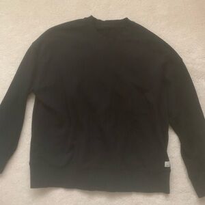 Vuori Classic Black Crewneck Sweatshirt